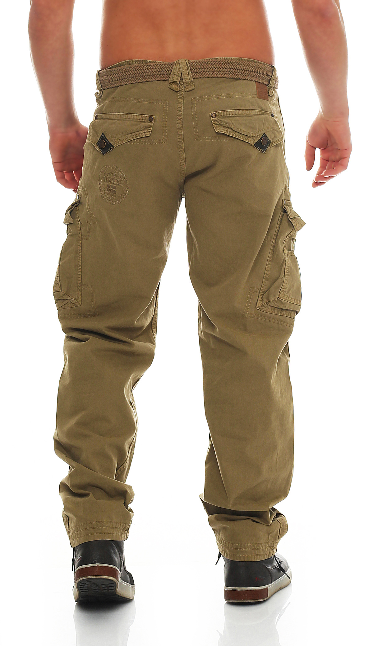 Geographical Norway Herren Cargo Hose Pants Herren Hose Baggy Trousers