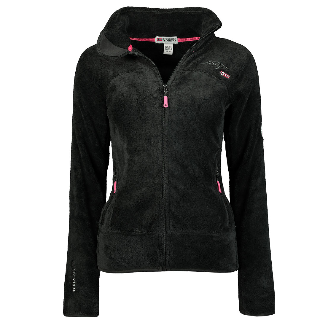 Geographical Norway Fleece Jacke Damen Übergang Pullover Sweatjacke - Bild 10 von 20