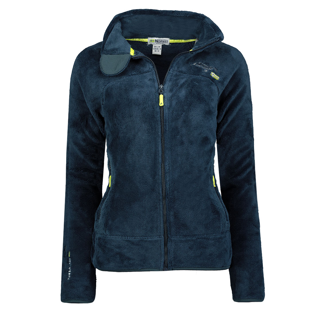 Geographical Norway Fleece Jacke Damen Übergang Pullover Sweatjacke - Bild 13 von 20