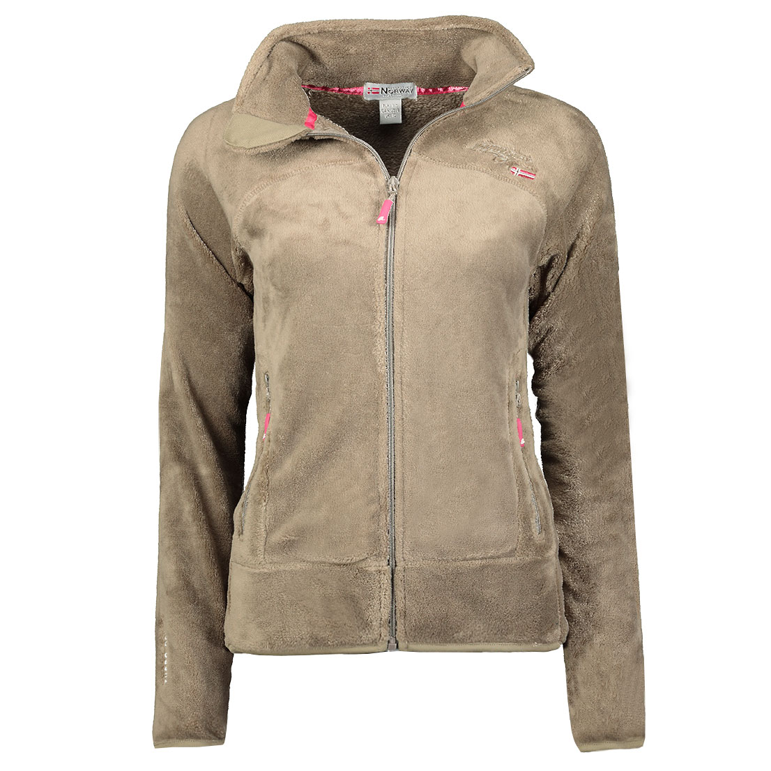 Geographical Norway Fleece Jacke Damen Übergang Pullover Sweatjacke - Bild 14 von 20