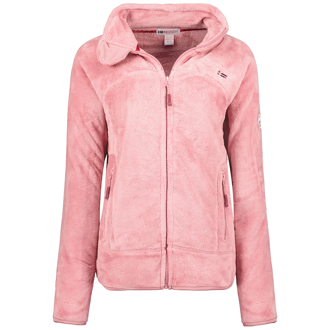 Geographical Norway Fleece Jacke Damen Übergang Pullover Sweatjacke - Bild 18 von 20