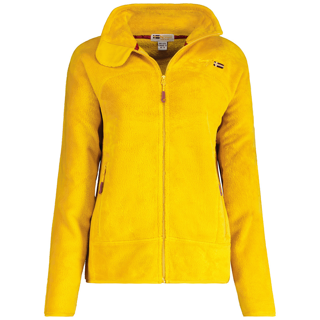 Geographical Norway Fleece Jacke Damen Übergang Pullover Sweatjacke - Bild 15 von 20