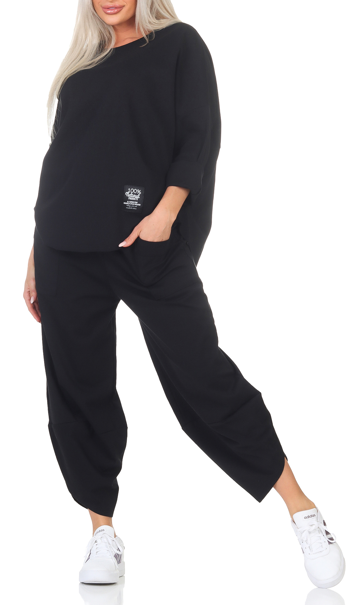 Conjunto de dos piezas de chándal para mujer ocio jogger sudadera entrenamiento deporte - Imagen 24 de 24
