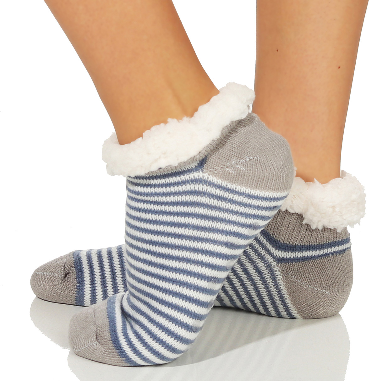 5 Paar VBIGER Damen Kuschelsocken Warme Wintersocken Cute Cartoon Muster Hausschuhsocken Anti Rutsch Noppen Socken 