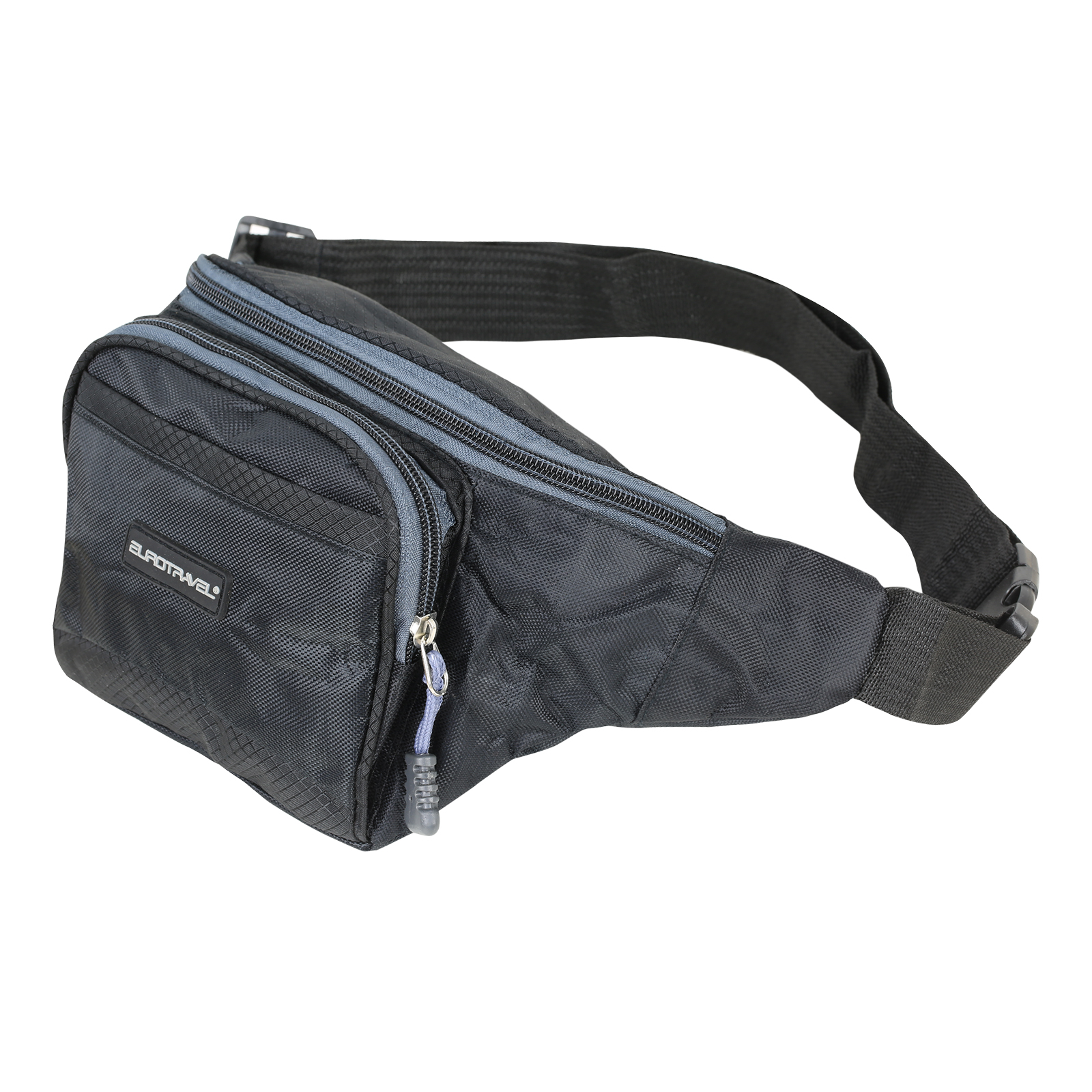 Outdoor Bauchtasche Gürteltasche Stofftasche Hüfttasche Angeltasche schwarz 