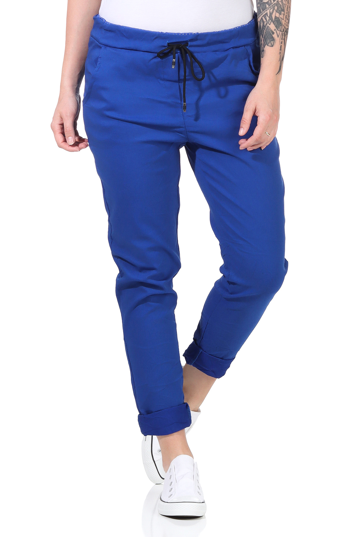 Damen Hose Stretch Skinny Jogginghose Hüfthose Freizeithose Jeggings Jeans sport - Picture 16 of 27
