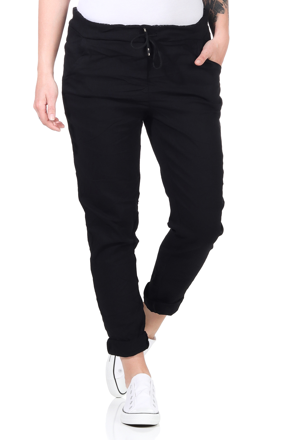 Damen Hose Stretch Skinny Jogginghose Hüfthose Freizeithose Jeggings Jeans sport - Picture 18 of 27