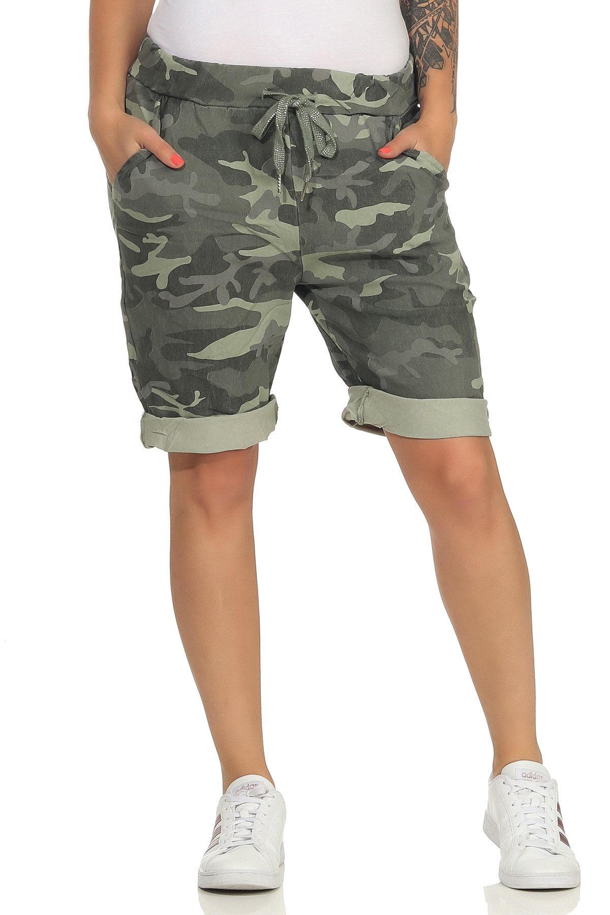 ZARMEXX Damen Shorts Boyfriend - Capri Bermuda Sommerhose