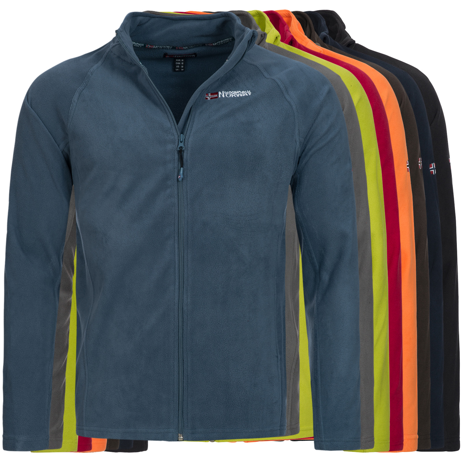 Herren Fleece Kapuzenjacke - Dicke Thermo Jacke Für Winter & Übergangszeit