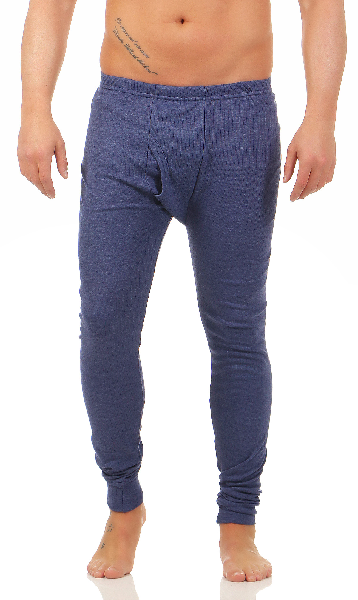 Herren lange Unterhose Men long Wäsche Männer Hose lang Thermo Leggings Pants 
