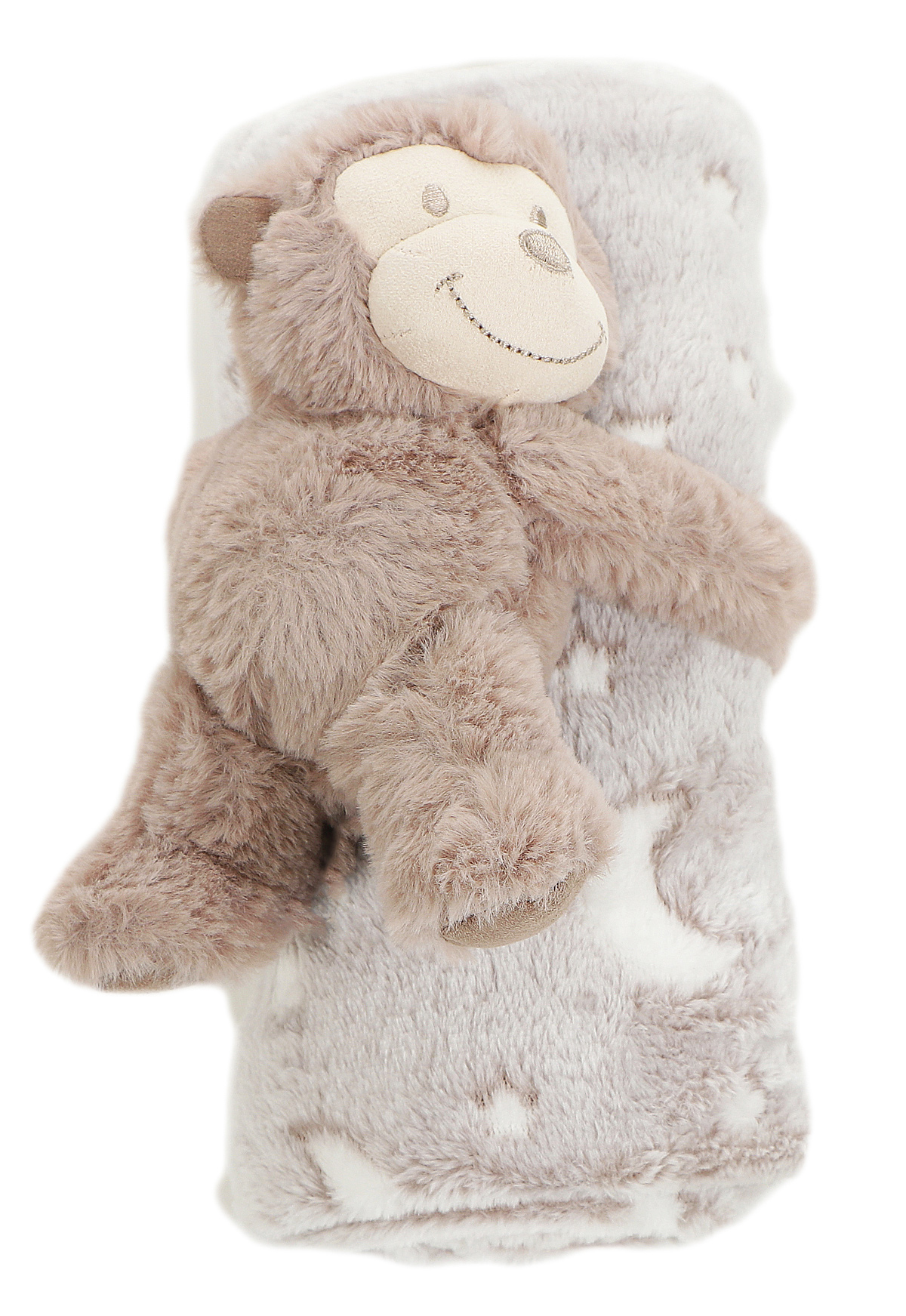 Kuscheldecke Affe Babydecke Schmusedecke Kuscheltier 
